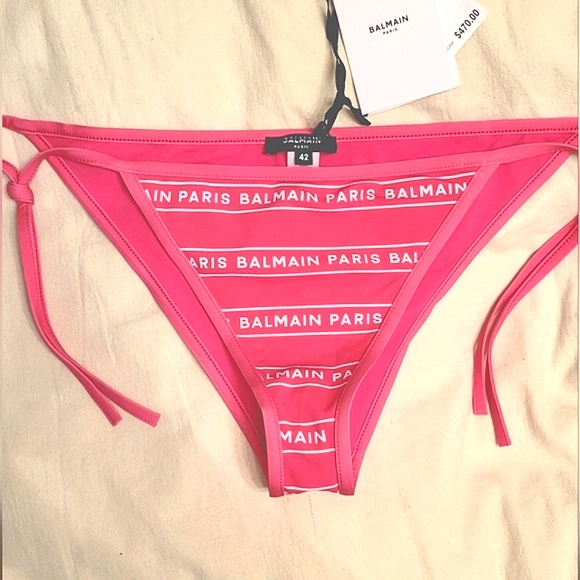 BNWT Pink Balmain Bikini Bottoms! Size L - Picture 7 of 14
